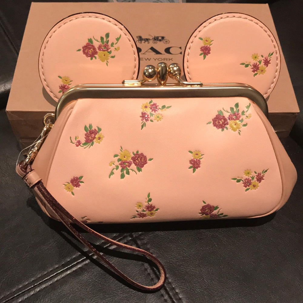 Coach Minnie Ears Wristlet